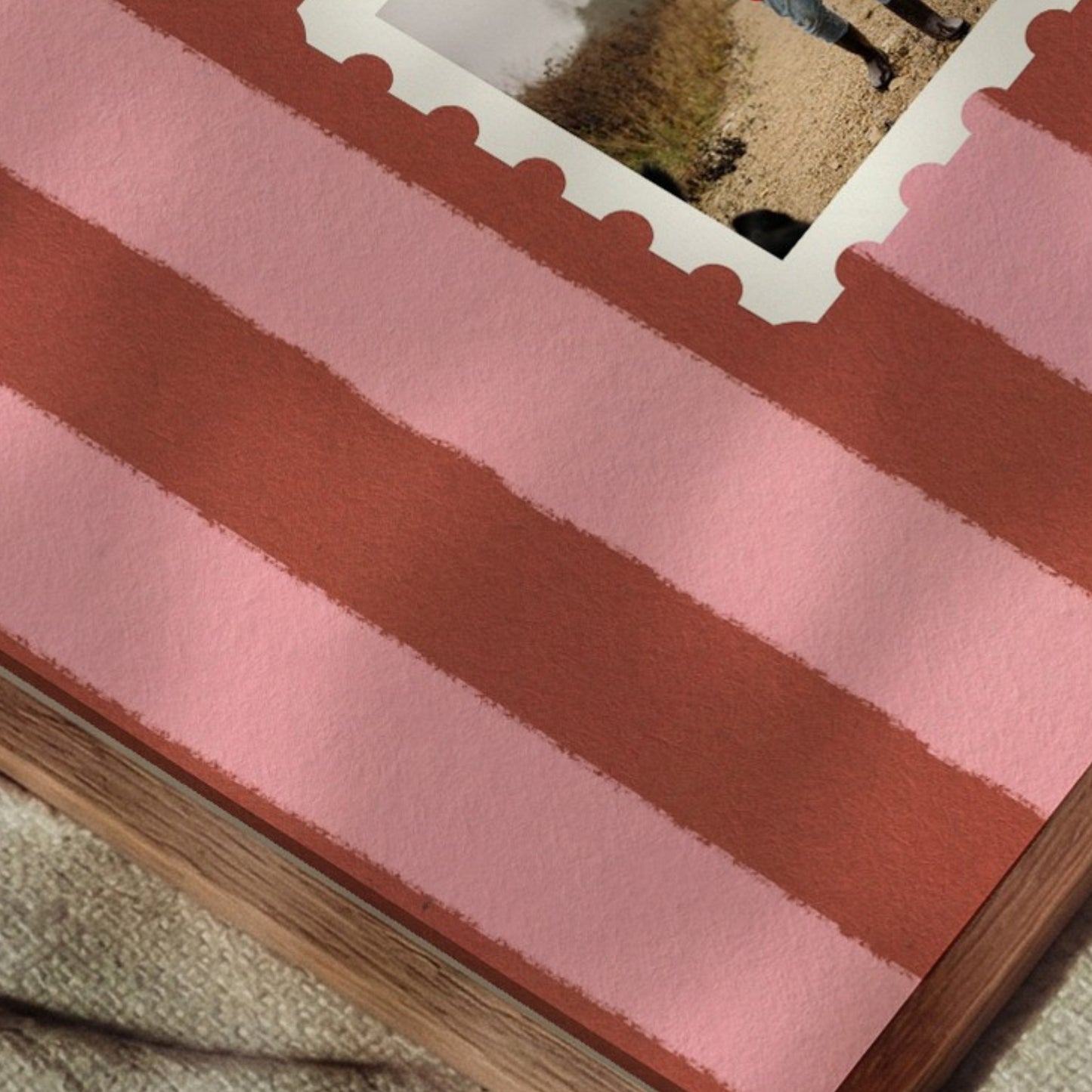 Custom Mother's Day Photo Stamp Art