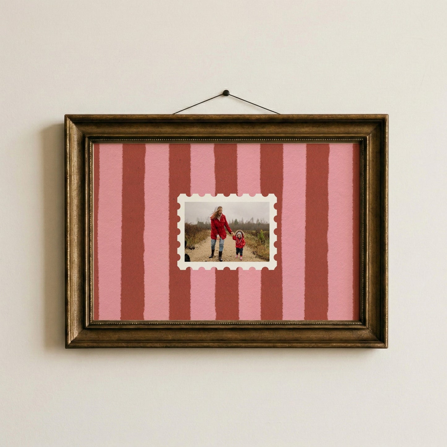 Custom Mother's Day Photo Stamp Art