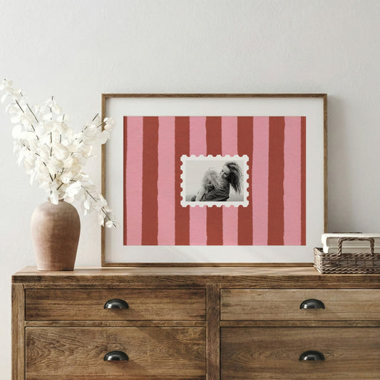 Custom Mother's Day Photo Stamp Art
