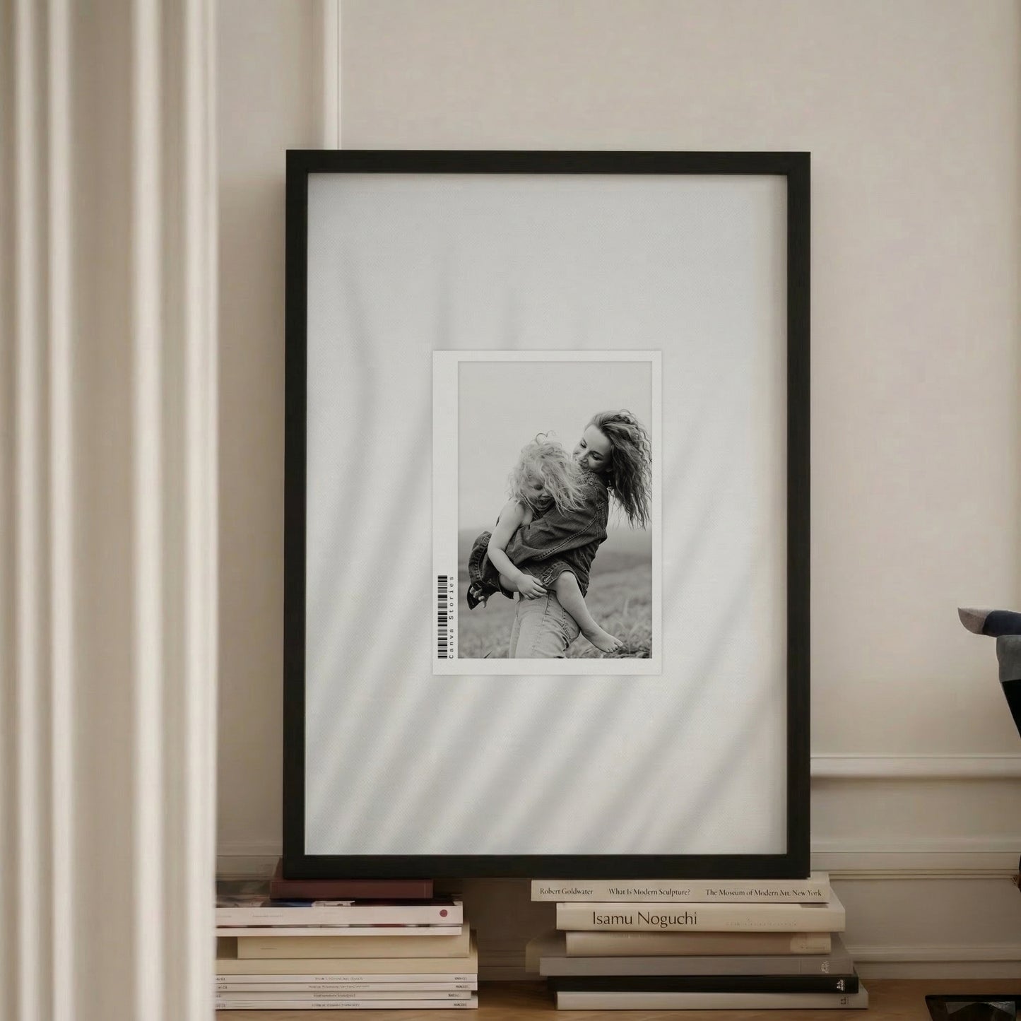 Custom B&W Polaroid Art