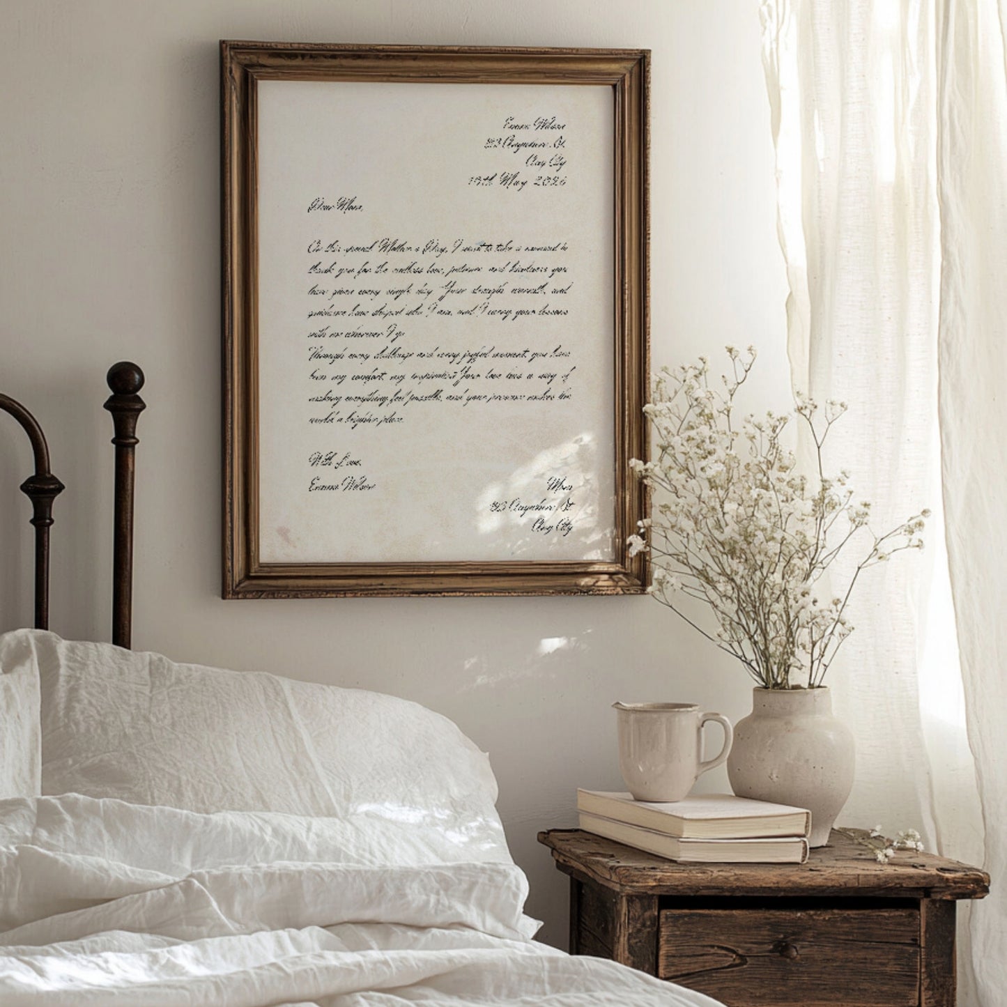 Vintage Poem Wall Art