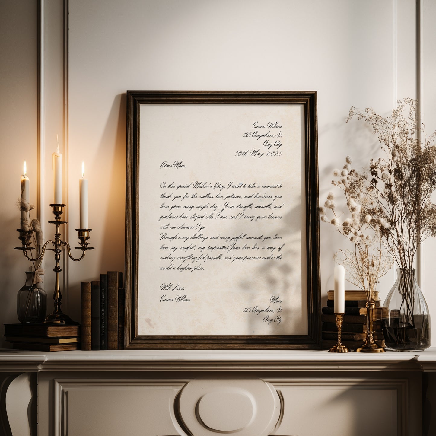 Vintage Poem Wall Art