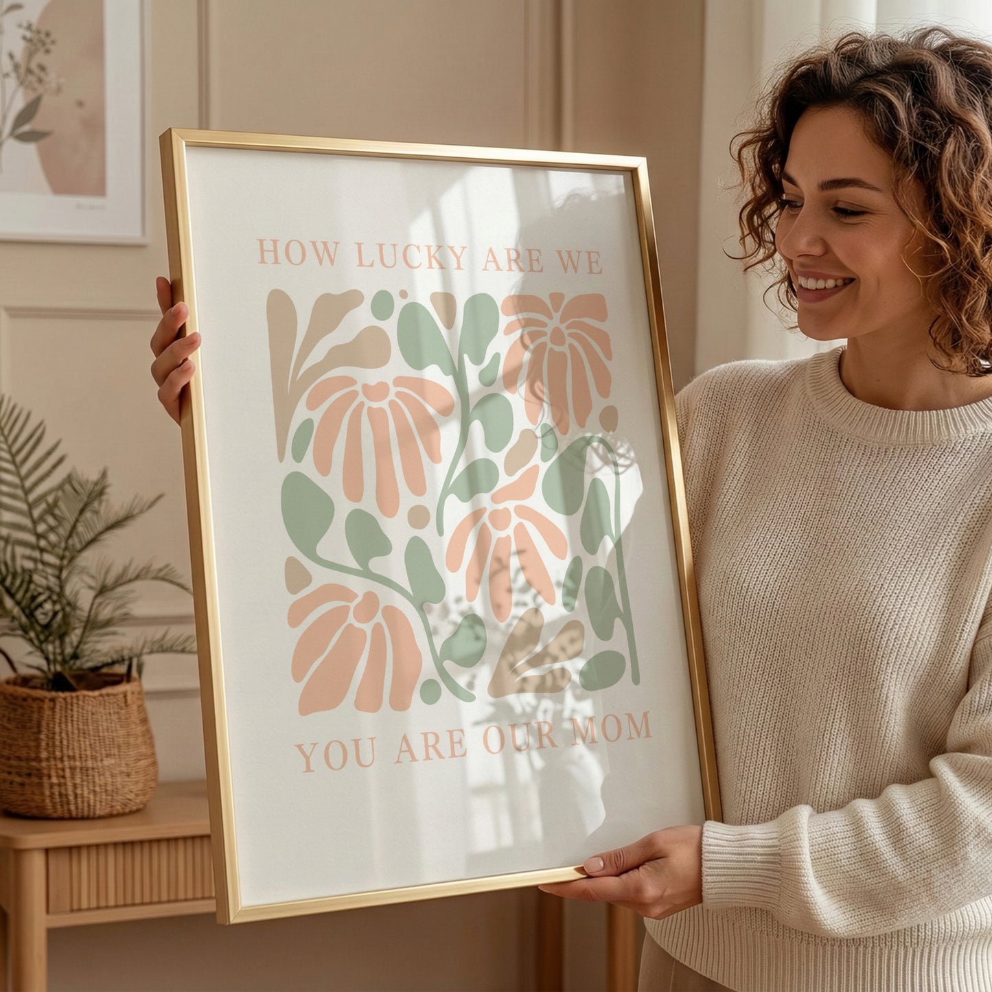 "How Lucky Are We" Wall Art (Digital Download)