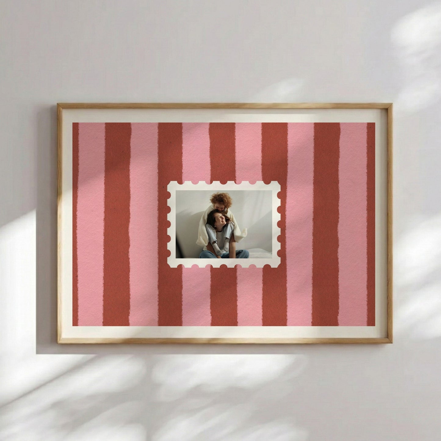 Custom Mother's Day Photo Stamp Art